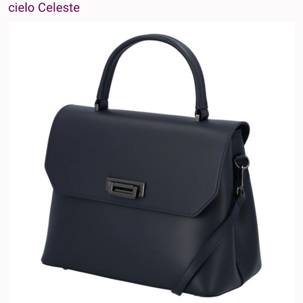 Cielo Celeste Black Handbag